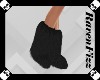 Black Fluff Fur Boots V1