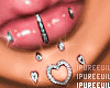 !! Chin Piercing Heart