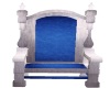blue and silver throne