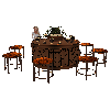 Brown Orange  Table/Bar