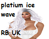 pltium wave ice white