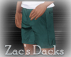 [ZAC] Chino Shorts Teal