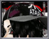 EMO HAT & BLK HAIR