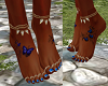 FG~ Savi Blue Toes+Rings