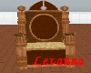 )L( wooden Throne