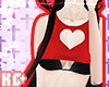 Ko ll Top/Shorts Red