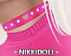 ND♥ Hot Pink Choker