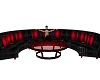 Rot-schwarzes Sofa