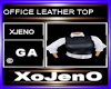 OFFICE LEATHER TOP
