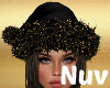 Black Gold Santa Hat