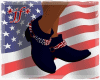 *jf* USA Flag Boots M