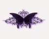Purple Gothic Butterfly