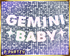 Gemini Baby Neon Wall