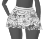 grey floral skirt RLL