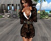 Black Lace Robe