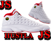 WHITE RED JS