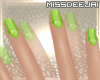 *MD*Lime Allure Nails
