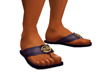 purple sandles