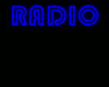 Radio Sign Blue