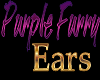 PURPLE FURRY EARS