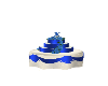 gateau de mariage bleu