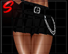 Black Mini Skirt Belt