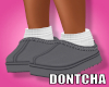 gray ugg slippers