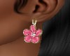 PINK  FLOWER EARRINGS  2