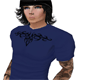 Blue outfit tribal