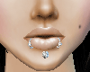 *-*Diamond Lip Piercing
