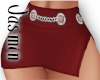 J. Chained Skirt Red