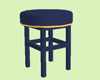 💖 Simple blue stool