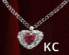 Necklace Diamond Red