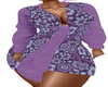 Sweet Flora Plum Dress