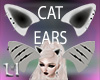 White Cat Ears (Pierced)