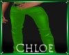 Green Sparkle Jeans