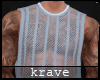 [K] MENS MESH W TATTOOS