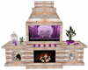 WOOD&PUR WOLF FIREPLACE