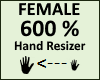 Hand Scaler 600% Female