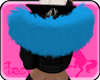 SkyBlue Fur Jacket