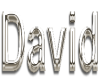David - name sticker