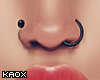 Kx! Black Nose Piercing