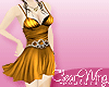 Flowy Gold Dress