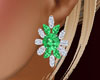 Emerald Diamond Earrings