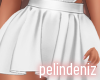 [P] Glam white skirt