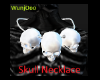 Skull Necklace white