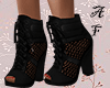 (AF) Black Heel Sandals