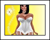 Corset Branco Leather