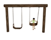 Wooden Swing set