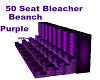 Purple 50 Seats Bleacher